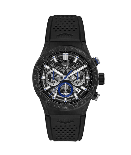 TAG Heuer Carrera Calibre Heuer 02 43 Carbon / Skeleton / Rubber